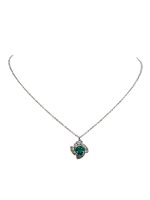 Collana Crivelli Donna SMERALDO in Oro bianco Smeraldo 0.25 Ct 82949686 - 82949686